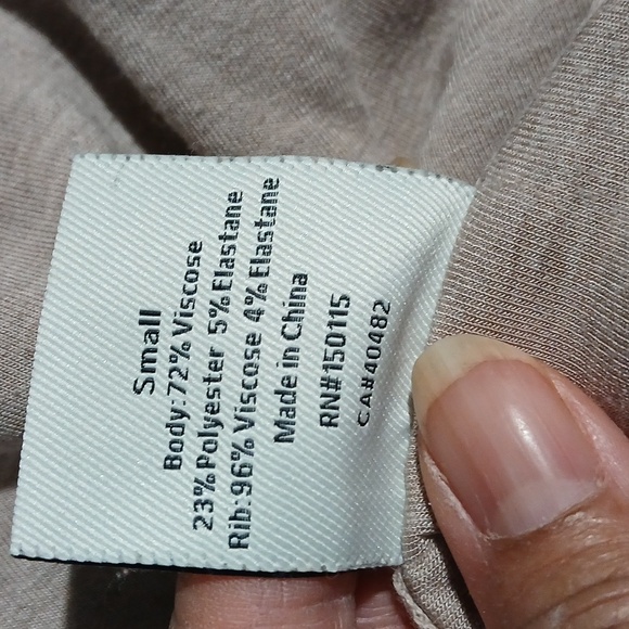 Varley Modena Longline Light Tan Cream Cowl Sweater Women's Size Small Boho - Picture 10 of 10